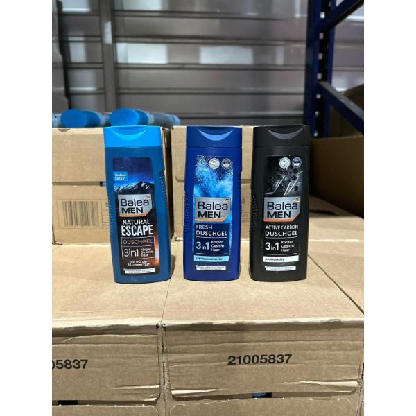 Balea MEN Active Carbon, 3 in 1 300 ml, Balea MEN Sensitive 3 in 1 300 ml, Balea MEN Sport, 3 in 1 300 ml, Balea MEN Fresh, 3 in 1 300 ml, Balea MEN Fresh 300 ml, Balea MEN Sensitive 300 ml, Balea MEN schgel Natural Escape 300 ml, Balea MEN Jungle Green, 3in1 300 ml, Balea MEN Mountain Breeze, 3 in 1 300 ml, Balea MEN Wild Escape, 3 in 1 300 ml, Balea MEN Dark Elegance 150 ml, Balea MEN Deep Sensation 150 ml, Balea MEN Golden Intense 150 ml, Balea MEN Roll-on Fresh 50 ml, Balea MEN Roll-on Extra Dry 50 ml, Balea MEN Roll-on Sensitive 50 ml, Balea MEN Fresh 200 ml, Balea MEN Extra Dry 200 ml, Balea MEN Sensitive 200 ml, Balea MEN Invisible Dry 200 ml, Balea MEN Fresh 300 ml, Balea MEN Sensitive 300 ml, Balea MEN Fresh 200 ml, Balea MEN Sensitive 200 ml, Balea MEN Einweg Rasierer (2 леза,10 шт) none, Balea MEN Sensitive 100 ml, Balea MEN Energy 100 ml, Balea MEN Extra Dry 50 ml, Balea MEN Ultimate Dry 200 ml, Balea MEN Fresh 75 ml, Balea MEN Power Effect Anti-Schuppen 250 ml, Balea MEN Power Effect Coffein 250 ml, Balea MEN Active Carbon 150 ml, Balea MEN Hydro 150 ml, Balea MEN Sensitive 150 ml, Balea MEN active care LSF 15 4,8 g, Balea MEN Augen Roll-on Energy 15 ml, Balea MEN Active Care 250 ml, Balea MEN Hydro 3in1 100 ml, Balea MEN Wild Refresh 3 in 1 300 ml, Balea MEN Ice Feeling 4in1 300 ml, Balea MEN Golden Intense 4in1 300 ml, Balea MEN Deep Sensation 4in1 300 ml